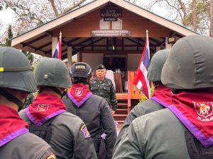 ตรวจเยี่ยมการปฏิบัติพื้นที่ชายแดน ร้อย ตชด.๓๑๗