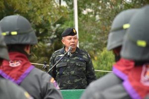 ตรวจเยี่ยมกำลังพลที่ปฏิบัติงานในพื้นที่สนามชายแดน ร้อย ตชด.๓๑๕