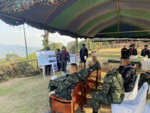 ตรวจเยี่ยมการปฏิบัติงานในพื้นที่ ร้อย ตชด.๓๑๔